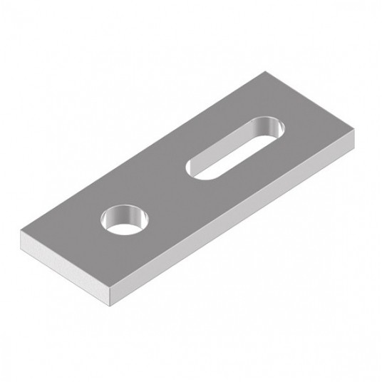 Adapter montażowy 80x30 (N) nierdzewny do dwugwint -zdjęcie numer 1