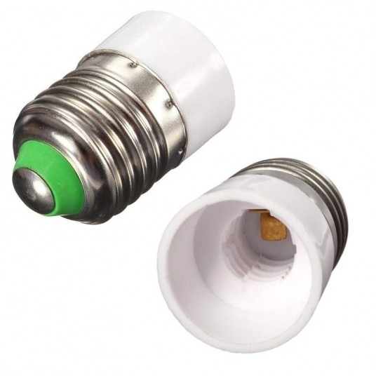 Adapter żarówki E14 do gniazda E27 przejście -zdjęcie numer 1