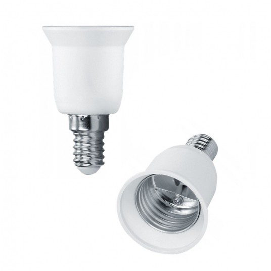 Adapter żarówki E27 do gniazda E14 przejście -zdjęcie numer 1