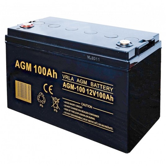 Akumulator AGM 12V 100Ah AMG solarny -zdjęcie numer 1