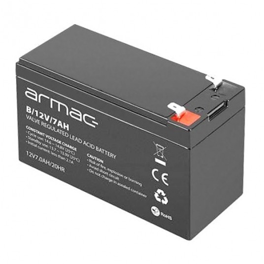 Akumulator AGM 7Ah 12V UPS ARMAC ALARMTEC SSB -zdjęcie numer 1