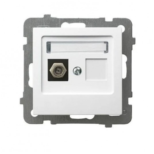 AS Gniazdo antenowe typu "F" poj.GPA-1GF/m/00 -zdjęcie numer 1