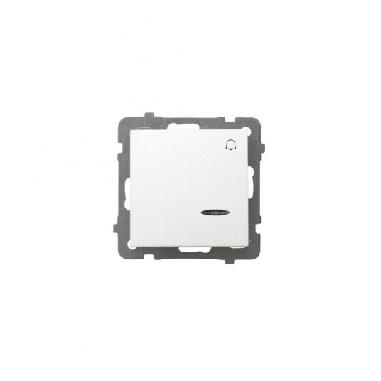 AS Przycisk /dzwonek/ z podświetleniem biały ŁP-6G -zdjęcie numer 1