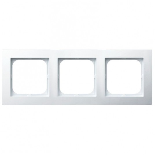 AS Ramka potrójna biała OSPEL -zdjęcie numer 1