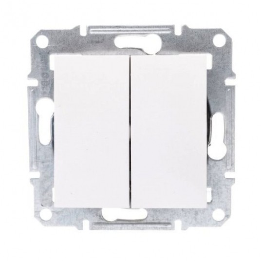 ASFORA Łącznik świecznikowy bez ramki biały -zdjęcie numer 1