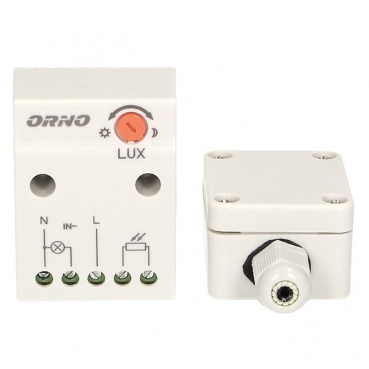 Automat zmierzchowy OR-CR-232 IP65 z sondą w puszc -zdjęcie numer 1