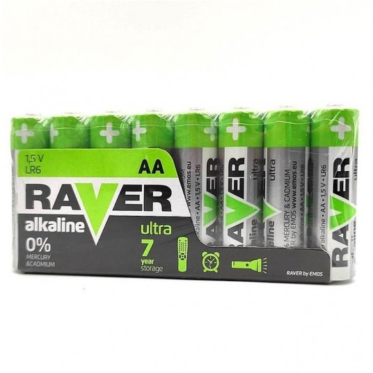 Bateria alkaliczna LR03 AAA RAVER (8 szt.) -zdjęcie numer 1