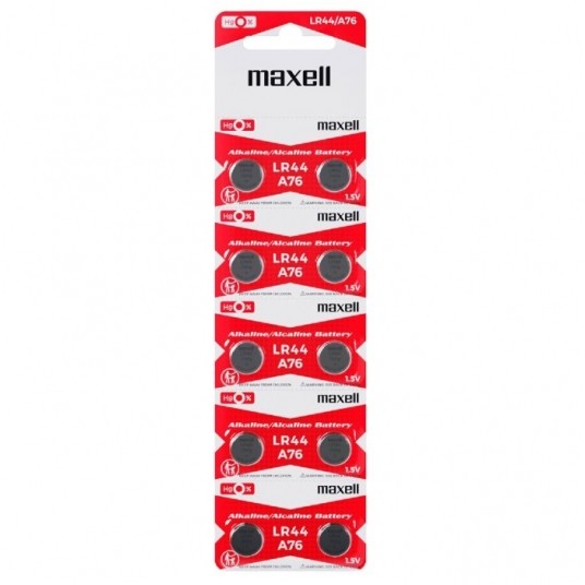 Bateria alkaliczna LR44 / AG13 MAXELL 1szt. -zdjęcie numer 1