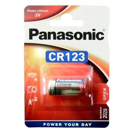 Bateria litowa CR123/CR17345 3V PANASONIC -zdjęcie numer 1