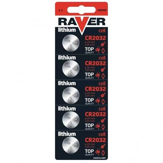 Bateria litowa CR2032 RAVER -zdjęcie numer 1