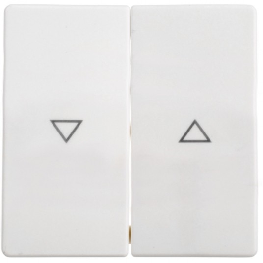 Berker/Q1 Klawisz 2-krotny z nadrukiem biały aksam -zdjęcie numer 1