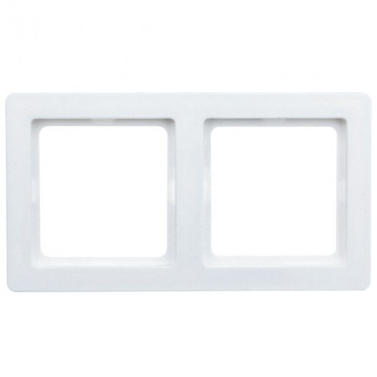 Berker/Q3 Ramka podwójna biała aksamit -zdjęcie numer 1