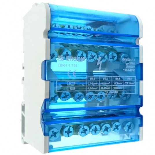 Blok rozdzielczy EBR 4-7/100 ERGOM -zdjęcie numer 1