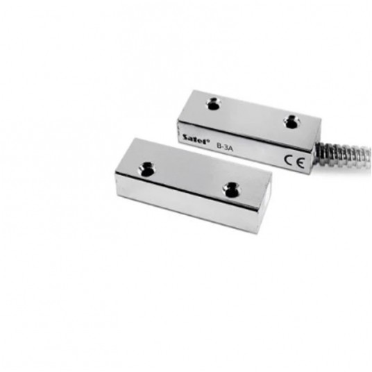 Czujka magnetyczna kontaktron B-3A obudowa met. -zdjęcie numer 1