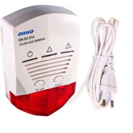 Czujnik gazu ziemnego, sieciowy z wyjściem przekaź -zdjęcie numer 1