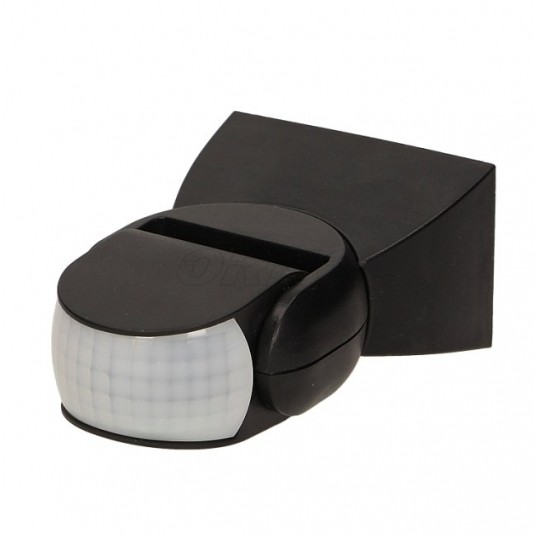 Czujnik ruchu 120st PIR ALER N-B 12m IP65 czarny -zdjęcie numer 1