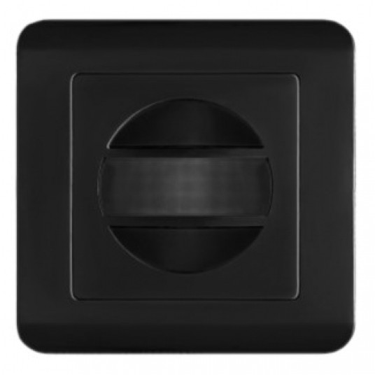 Czujnik ruchu 2-żył.300W 160st.do puszki czarny -zdjęcie numer 1