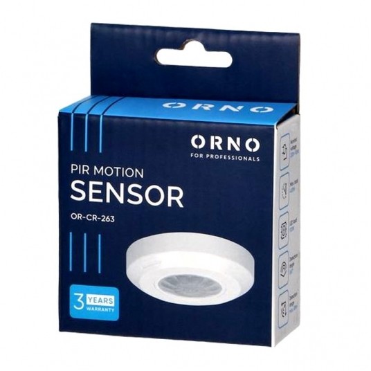 Czujnik ruchu 360st 400W, IP20 OR-CR-263 PIR ORNO -zdjęcie numer 1