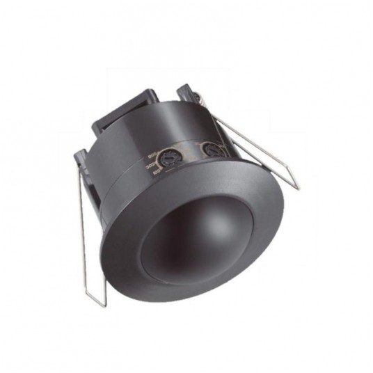 Czujnik ruchu PIR natynkowy IP20 czarny max 500W -zdjęcie numer 1