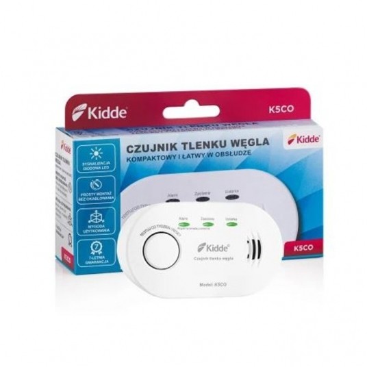 Czujnik tlenku węgla czadu 5CO KIDDE LED -zdjęcie numer 1