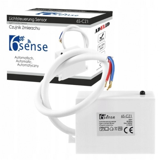 Czujnik zmierzchu automat 2000W 10A -zdjęcie numer 1