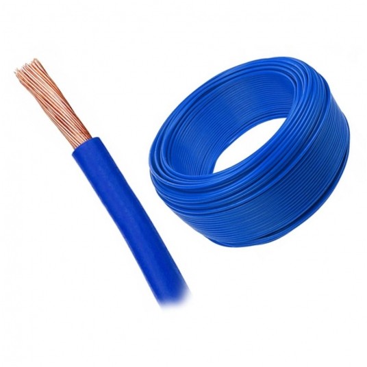 DH Przewód 2,5mm na wysokie temp. niebieski 1mb -zdjęcie numer 1