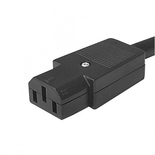 Gniazdo AC 3PIN na kabel komputerowy -zdjęcie numer 1