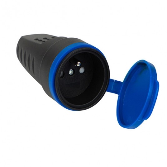 Gniazdo pojedyncze WT-54 16A 220-240V z klapką -zdjęcie numer 1