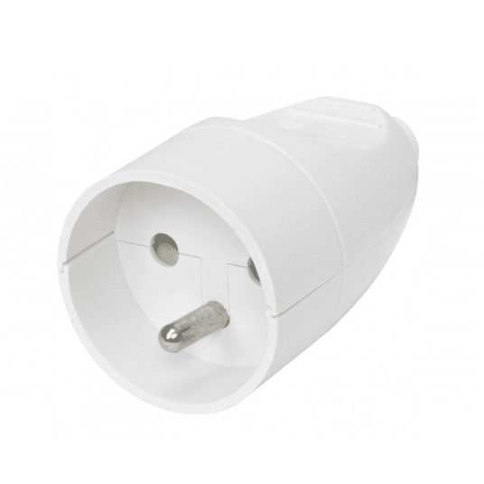 Gniazdo przenośne 2P+Z białe S-131 -zdjęcie numer 1