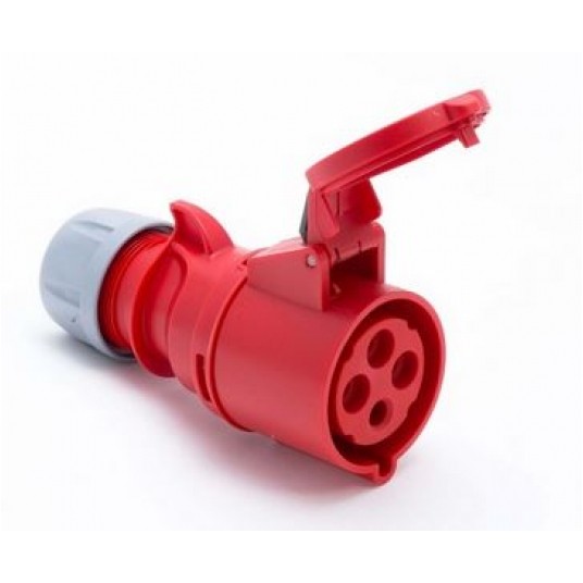 Gniazdo siłowe przenośne 32A 5P 400V IP44 -zdjęcie numer 1