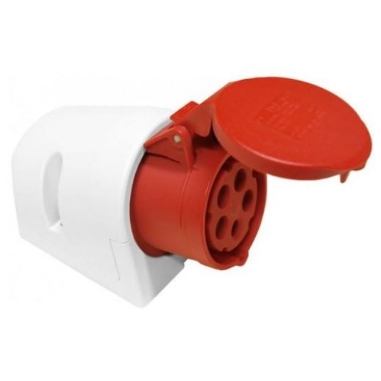 Gniazdo siłowe stałe 16A 4P 400V IP44 -zdjęcie numer 1