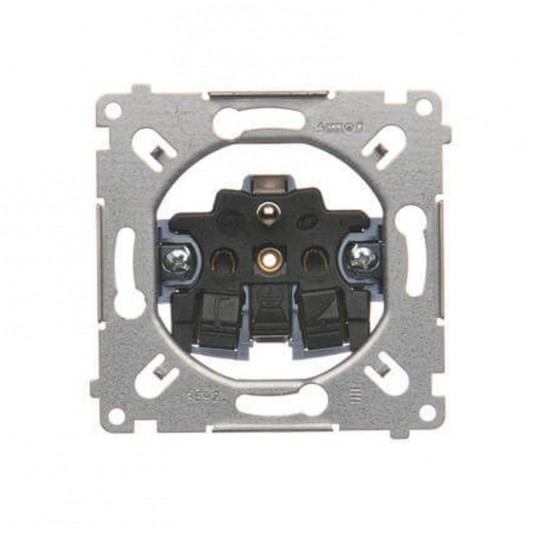 Gniazdo wtyczkowe pojedyncze z uziem. (mechanizm) -zdjęcie numer 1