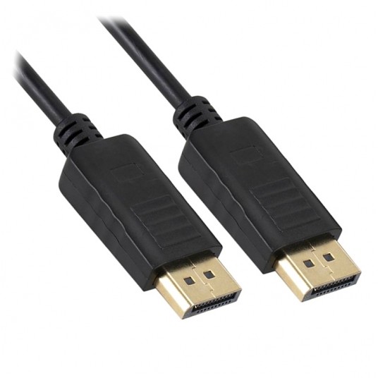 Kabel DisplayPort M/M 4K 1,8m czarny -zdjęcie numer 1