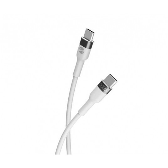 Kabel USB-C - USB-C biały 2m 100W -zdjęcie numer 1