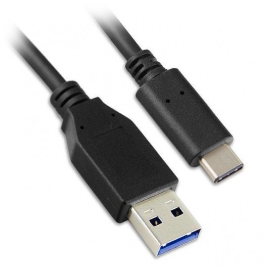 Kabel USB-Typ C USB 3.0 czarny 1m -zdjęcie numer 1