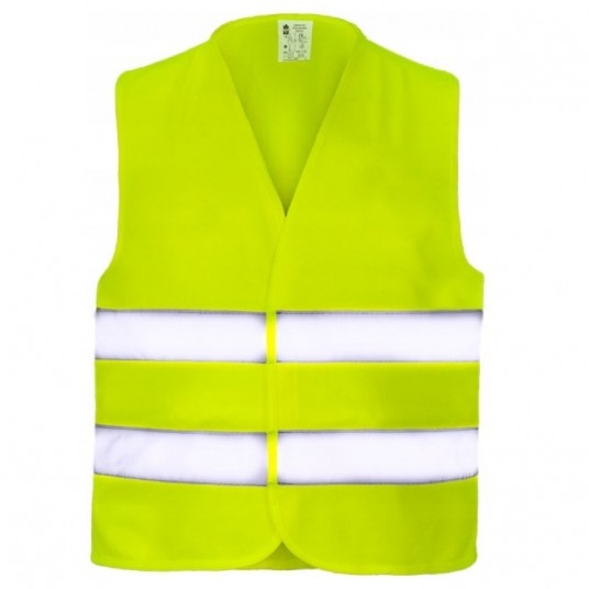 Kamizelka ostrzegawcza odblaskowa z pasami -zdjęcie numer 1
