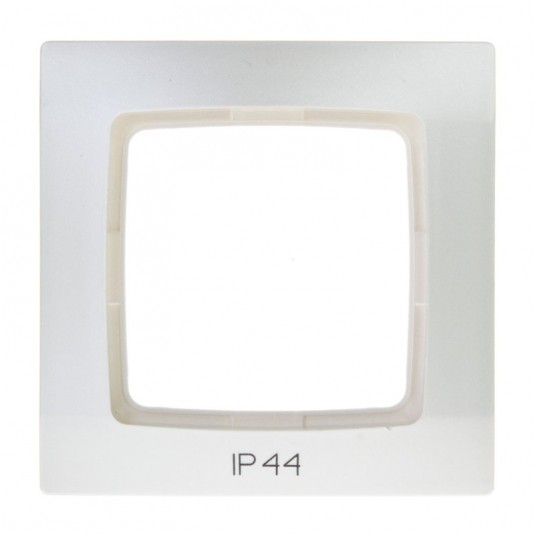 KARO Ramka pojedyńcza ecru perłowy -zdjęcie numer 1