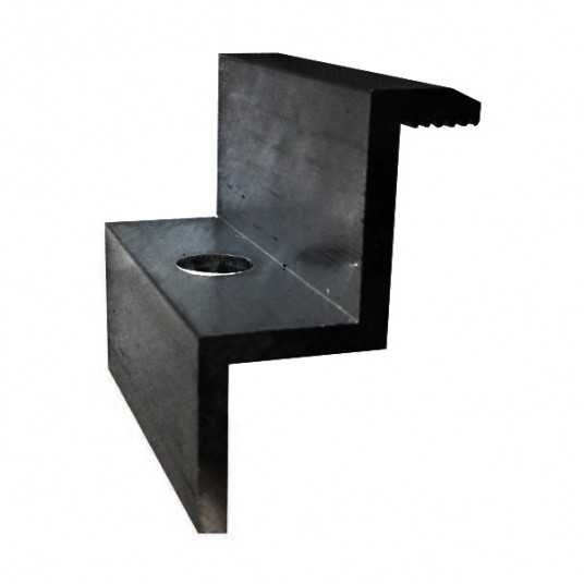 Klamra końcowa 50x35mm M8 CZARNA -zdjęcie numer 1