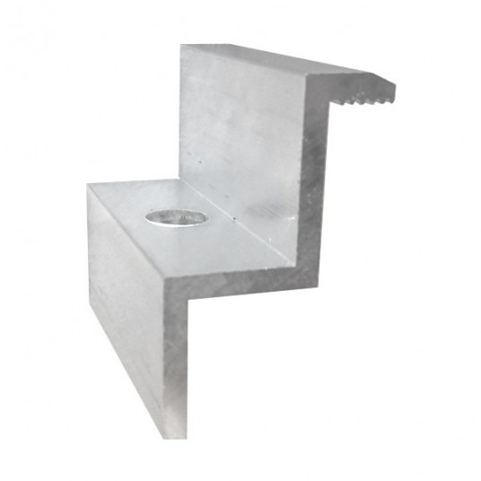 Klamra końcowa 50x40mm M8 aluminiowa -zdjęcie numer 1