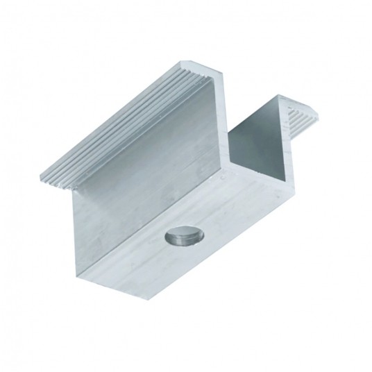 Klamra środkowa 50x25mm M8 aluminiowa -zdjęcie numer 1