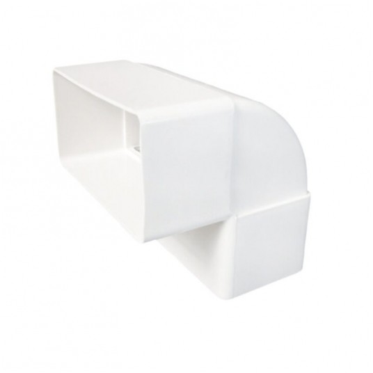 Kolanko pionowe płaskie D/KPI 110x55 do kanału tel -zdjęcie numer 1