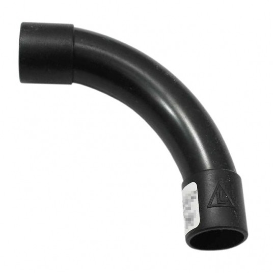 Kolanko sztywne dwukielichowe ZKK-28 czarne -zdjęcie numer 1