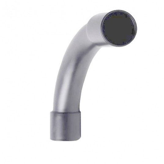 Kolanko sztywne dwukielichowe ZKL-32 szare -zdjęcie numer 1