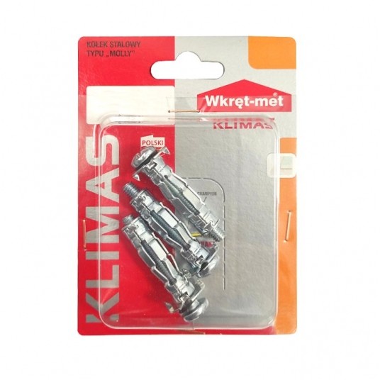 Kołek metalowy typu MOLLY BMOL 6x45 (3szt) -zdjęcie numer 1