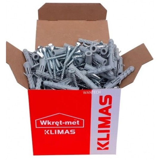 Kołek rozporowy 8/4x50mm krzyż KRX -zdjęcie numer 1