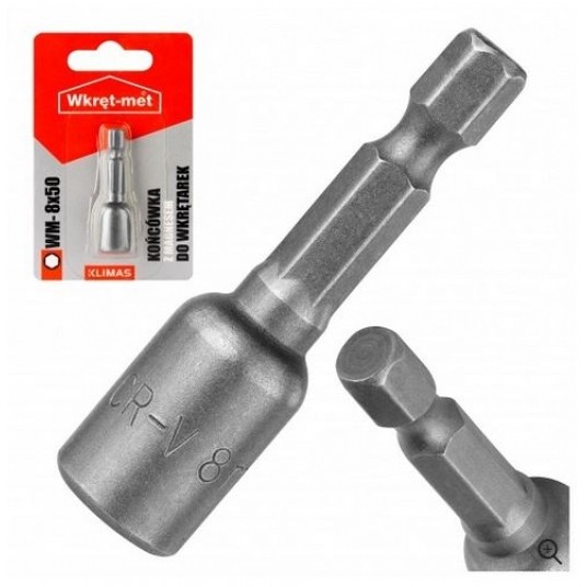 Końcówka do wkrętarki łeb sześciokątny mag.WM10x50 -zdjęcie numer 1