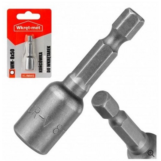 Końcówka do wkrętarki łeb sześciokątny mag WM13x50 -zdjęcie numer 1