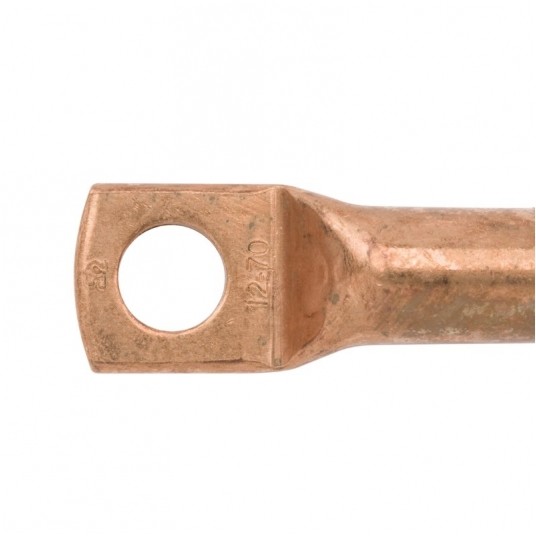 Końcówka oczkowa miedziana KM 70/12 -zdjęcie numer 1