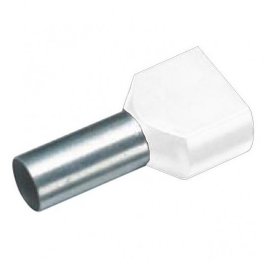 Końcówka tulejkowa izolowana HI 2x0,75/8 -zdjęcie numer 1