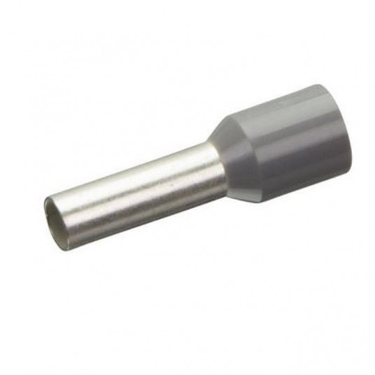 Końcówka tulejkowa izolowana HI 4/12 ERHL szary -zdjęcie numer 1